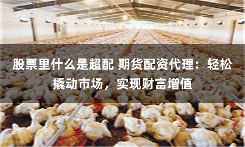 股票里什么是超配 期货配资代理：轻松撬动市场，实现财富增值